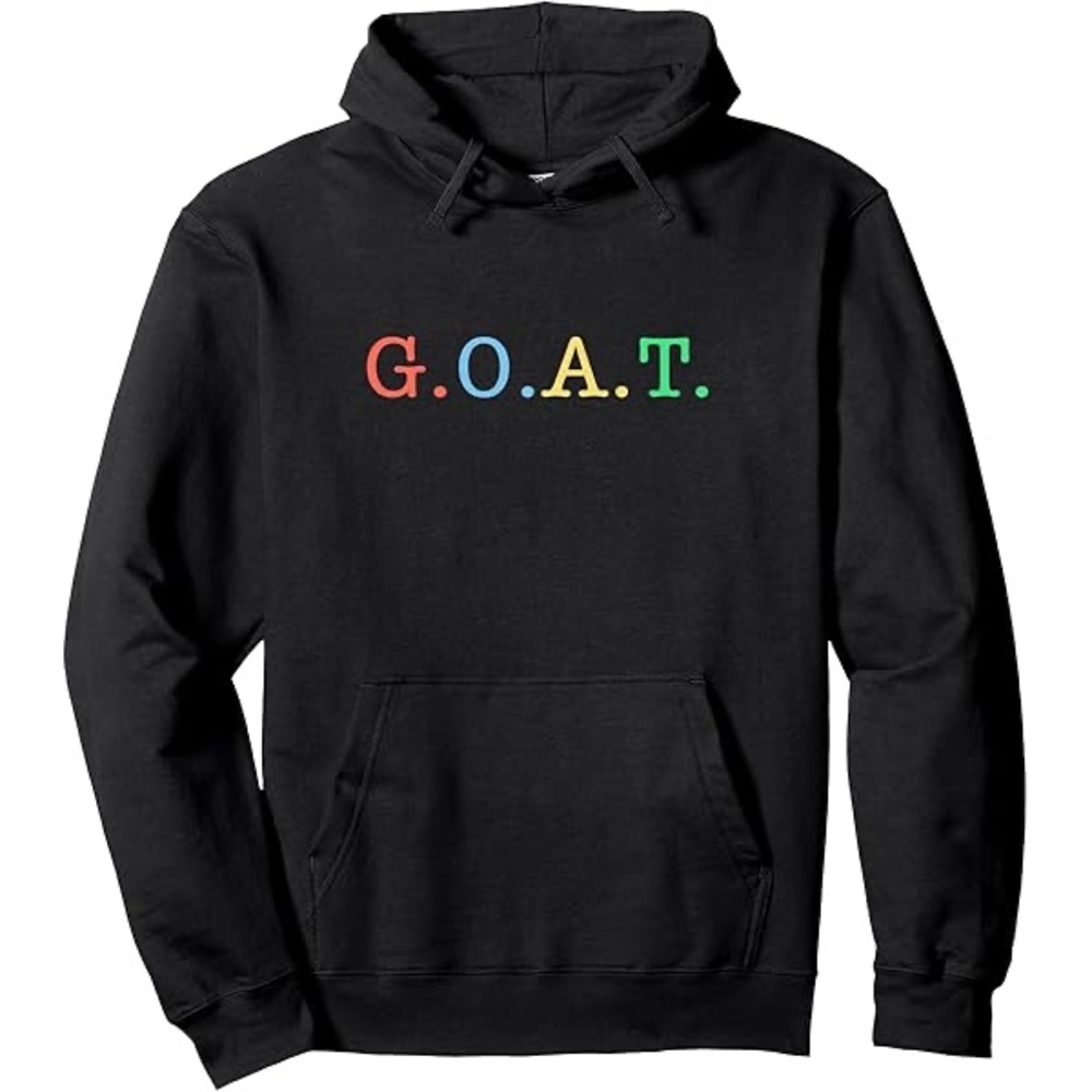 G.O.A.T. Black Hoodie Size Small